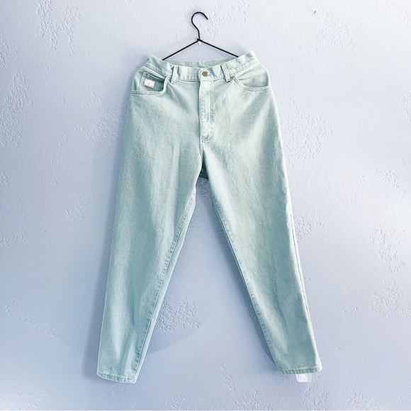 Wrangler Denim - Wrangler Vintage Teal Mom Jeans Size 12/26